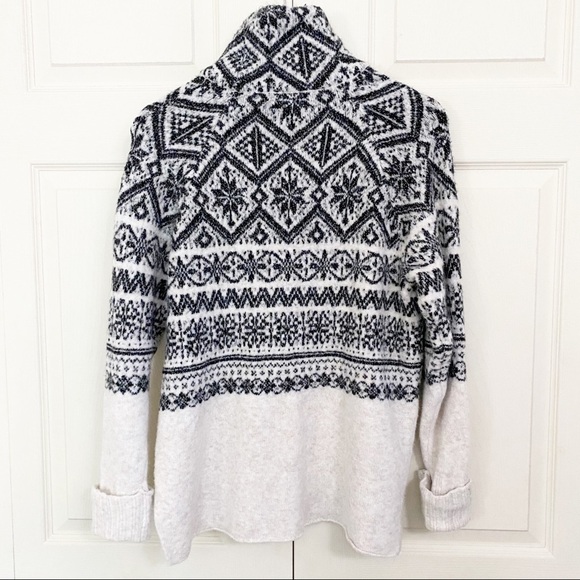 H&M Katy Perry Fair Isle Turtleneck Winter Christmas Sweater - Picture 7 of 7